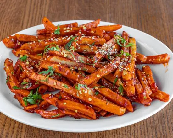 Delicious honey chilli fries in St. Albert, AB